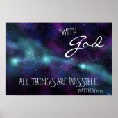 Mit Gott ist alles möglich Poster (Vorne)