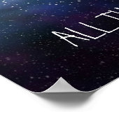 Mit Gott ist alles möglich Poster (Ecke)