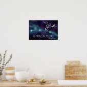 Mit Gott ist alles möglich Poster (Küche)