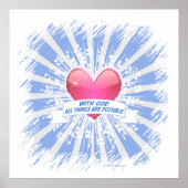 Mit Gott ist alles möglich Poster (Vorne)