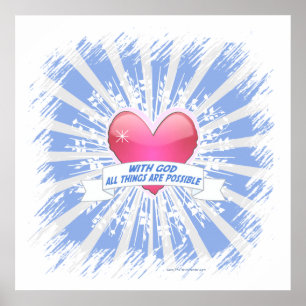 Mit Gott ist alles möglich Poster