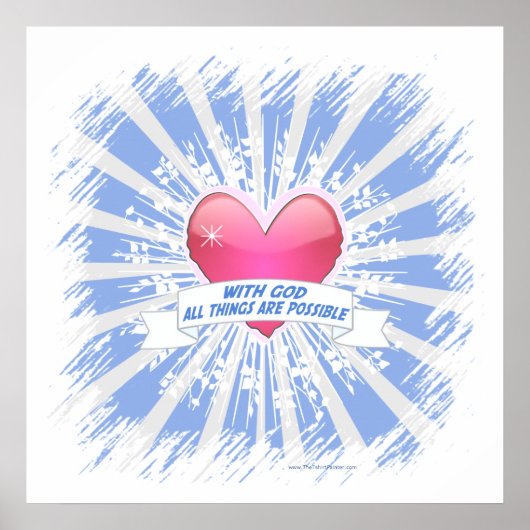 Mit Gott ist alles möglich Poster (Vorne)