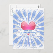 Mit Gott ist alles möglich Postkarte (Vorne/Hinten)