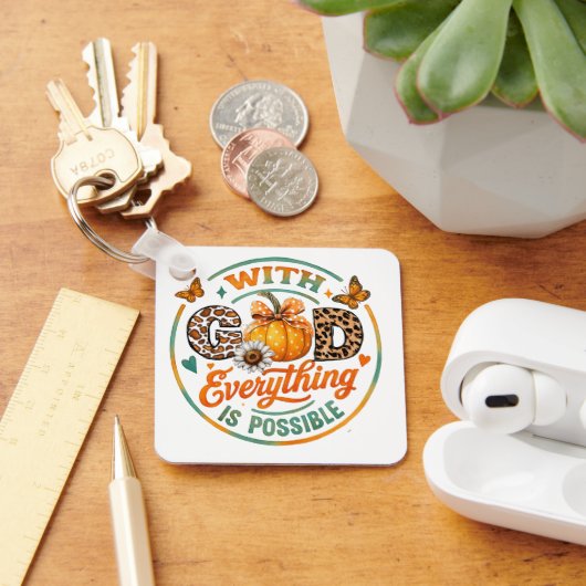 Mit Gott ist alles möglich Schlüsselanhänger (Schreibtisch)