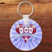 Mit Gott ist alles möglich Schlüsselanhänger (Vorderseite)
