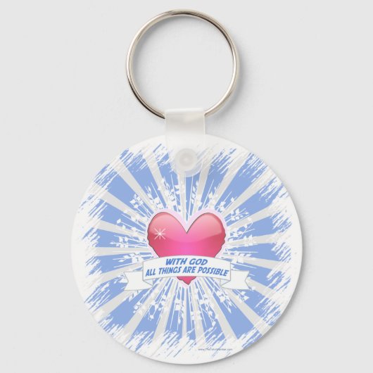 Mit Gott ist alles möglich Schlüsselanhänger (Vorderseite)