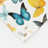 Mit Gott ist alles möglich Schmetterling Grad Fleecedecke (Ecke)