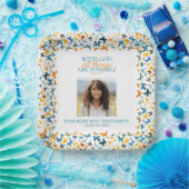 Mit Gott ist alles möglich Schmetterling Grad Pappteller (Party)