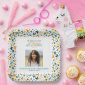 Mit Gott ist alles möglich Schmetterling Grad Pappteller (Party)