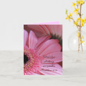 "Mit Gott ist alles möglich" Schrift Hinweis Karte (Gelbe Blume)