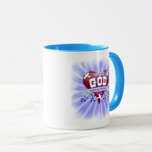 Mit Gott ist alles möglich Tasse (VorderseiteRechts)
