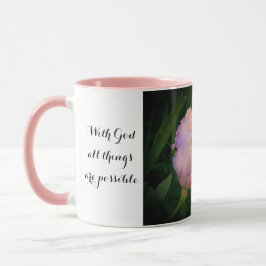 Mit Gott ist alles möglich Tasse w Iris Foto