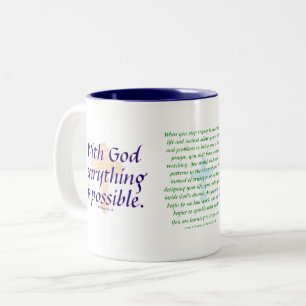 Mit Gott ist alles - Tasse möglich