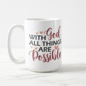 Mit Gott Kaffeetasse (Links)