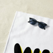 Mit Gott kann man ein Strandhandtuch auf Basis des (Beispiel)