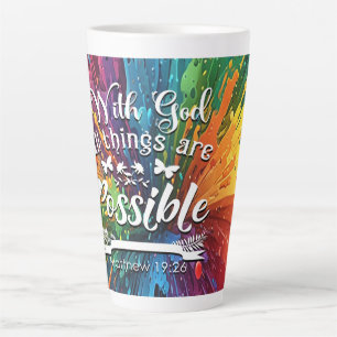 Mit Gott Matthäus 19-26 Milchtasse