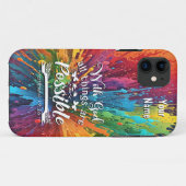 Mit Gott Matthew 19-26 Case-Mate iPhone Hülle (Rückseite (Horizontal))
