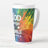 Mit Gott Matthew 19-26 Milchtasse (Rechte Ecke)