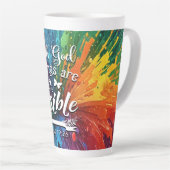 Mit Gott Matthew 19-26 Milchtasse (Rechte Ecke)