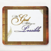 Mit Gott Mousepad (Vorne)