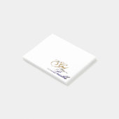 Mit Gott Post-it Klebezettel (angewinkelt)