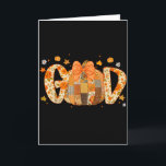 Mit Gott sind alle Dinge möglich Christlicher Herb Karte<br><div class="desc">Mit Gott sind alle Dinge möglich Christlicher Herbst Erntedankfest</div>