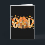 Mit Gott sind alle Dinge möglich Christlicher Herb Karte<br><div class="desc">Mit Gott sind alle Dinge möglich Christlicher Herbst Thanksgiving</div>