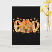 Mit Gott sind alle Dinge möglich Christlicher Herb Karte (Gelbe Blume)