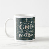 Mit Gott sind alle Dinge möglich Tasse (Links)