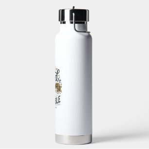 Mit Gott sind alle Dinge möglich Vintage-Christen Trinkflasche