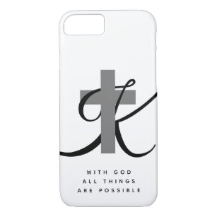 Mit Gott sind alle Sachen mögliches christliches Case-Mate iPhone Hülle