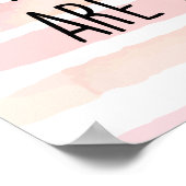 mit Gott sind alles möglich Bio-Zitat Poster (Ecke)