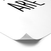 mit Gott sind alles möglich Bio-Zitat Poster (Ecke)