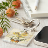 Mit Gott Sonnenblumen und Schmetterling Schlüsselanhänger (Vorderseite rechts)