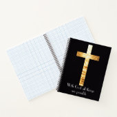 Mit Gott Spiralblock Journal Notizblock (Innenseite)