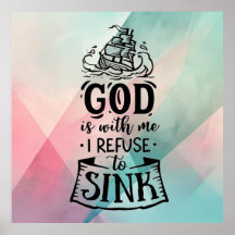 Mit Gott weigere ich mich zu sinken