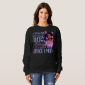 Mit Gottes Gnade Melan in meine 40. Sweatshirt (Vorne ganz)