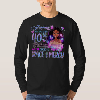 Mit Gottes Gnade Melan in meine 40. T-Shirt
