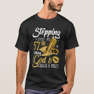 Mit Gottes Gnade und Gnade in meinen 57. Geburtsta T-Shirt