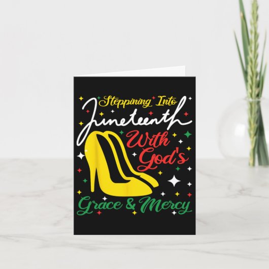 Mit Gottes Gnade und Merk in die Jungsteinzeit geh Karte (Vorderseite)