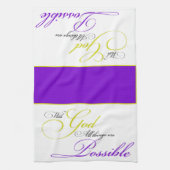 Mit Gotthandtuch Geschirrtuch (Vertikal)