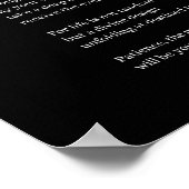 Mit Grace Faith Poesie Art Poster Dekoration (Ecke)