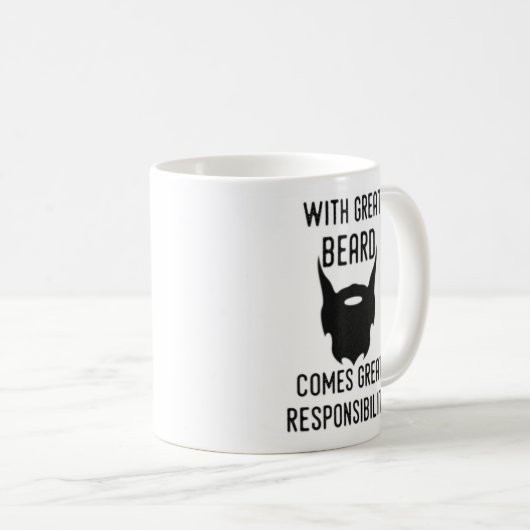 Mit Great Bart kommt eine große Verantwortung Kaffeetasse (VorderseiteRechts)