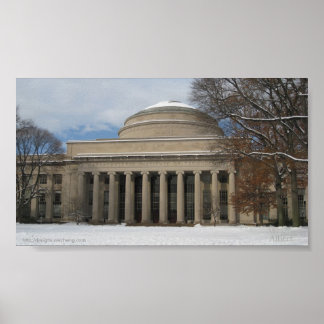 MIT Great Dome (Winter Poster) Poster