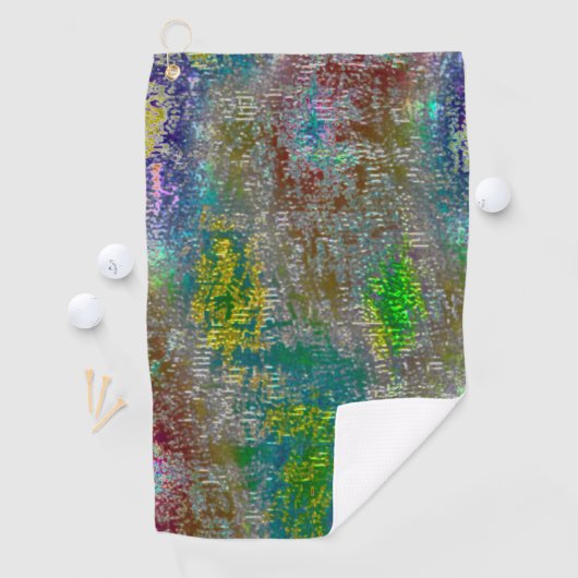 Mit Grooves gefärbt und farbig gebrannt Golfhandtuch (Insitu)