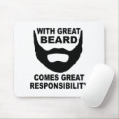 Mit großem Bart kommt große Verantwortung Mousepad (Mit Mouse)