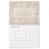 Mit großer Bibel Verse für jeden Monat. Christlich Kalender (Feb 2026)