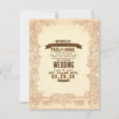 Mit großer Freude Hochzeitseinladungen Einladung (Vorderseite)