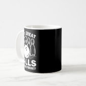 Mit großer Verantwortung kommt Bowler Bowli Kaffeetasse (Vorderseite Links)