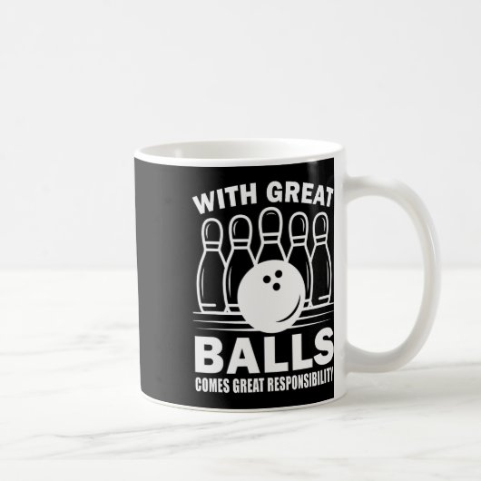 Mit großer Verantwortung kommt Bowler Bowli Kaffeetasse (Rechts)